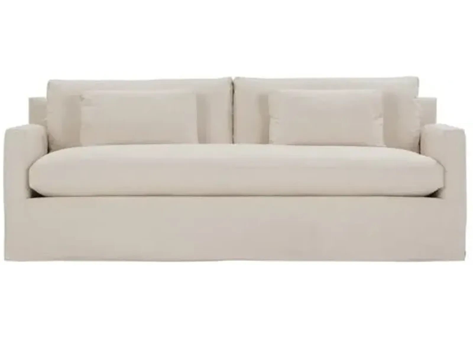 Whitley Slipcover Sofa - Champagne