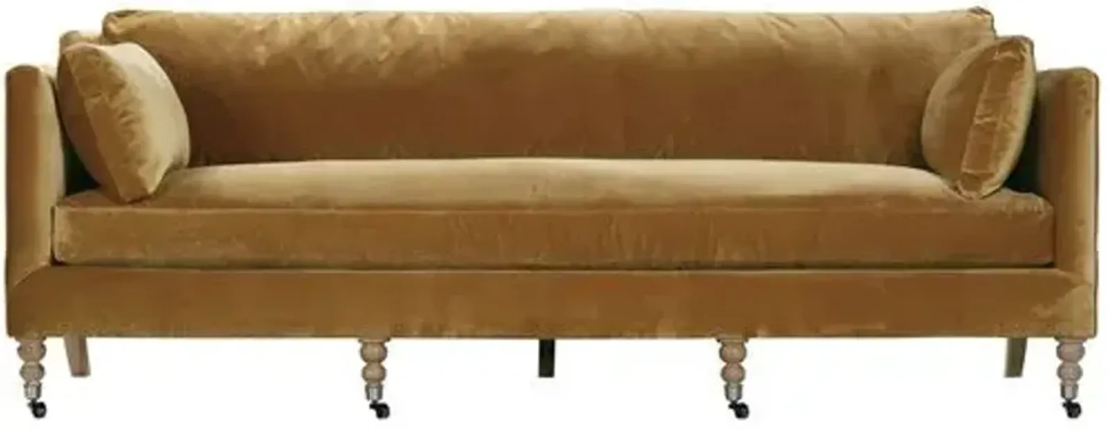 Margot 90" Velvet Sofa