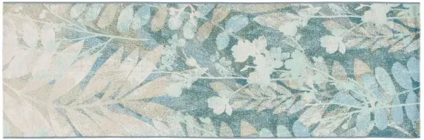 Falling Leaves Rug, Green
