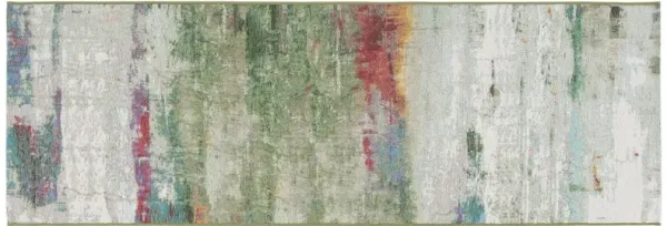 Barbados Rug, Green/Purple