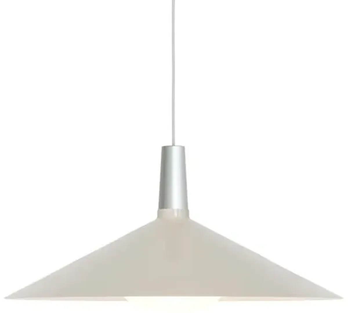 Bower Cone Pendant Light - Tala Lighting - White