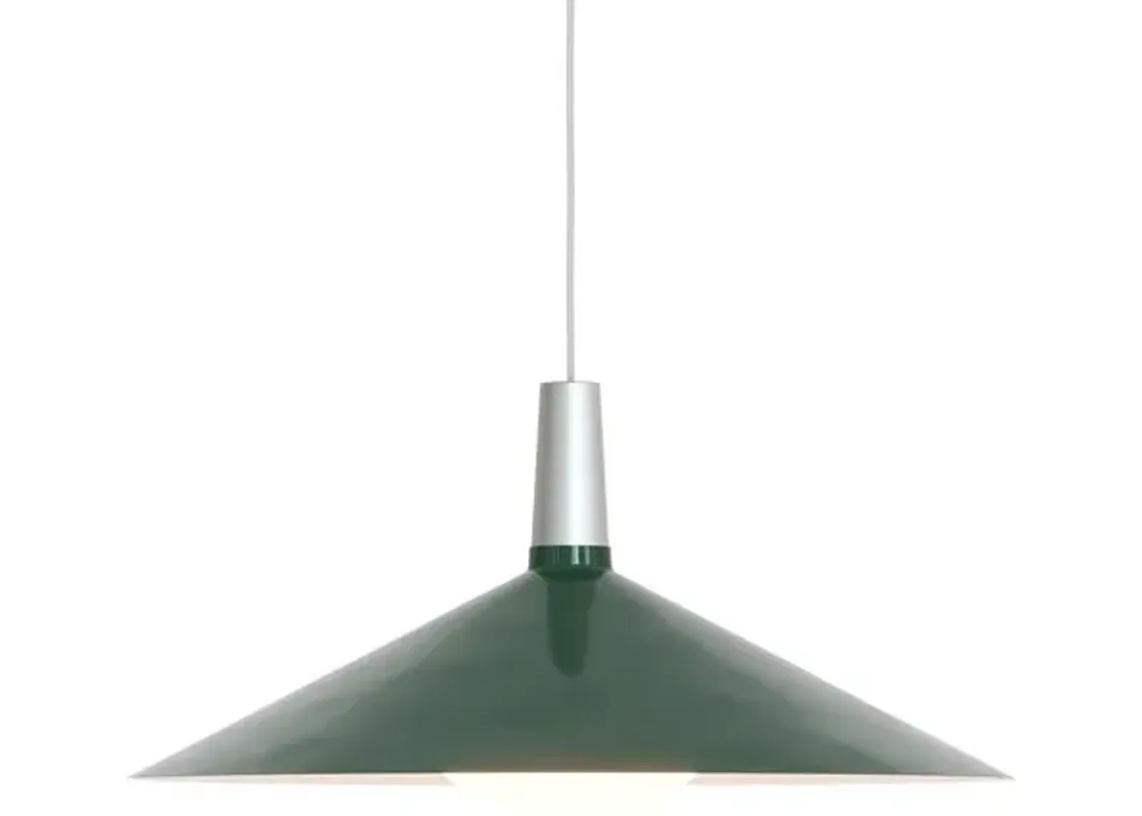 Bower Cone Pendant Light - Tala Lighting - Green