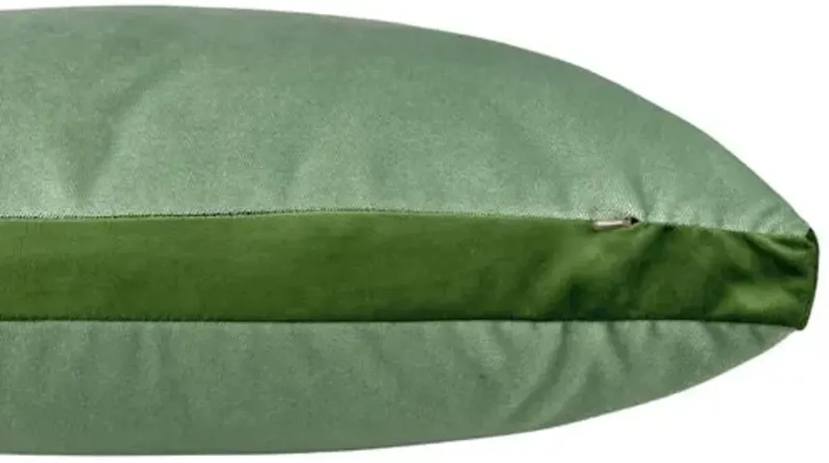 Eloise 14x20 Velvet Lumbar Pillow - The Piper Collection