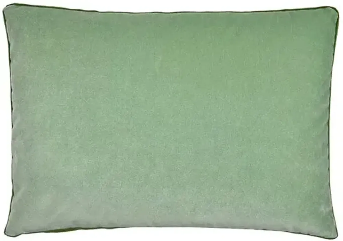 Eloise 14x20 Velvet Lumbar Pillow - The Piper Collection