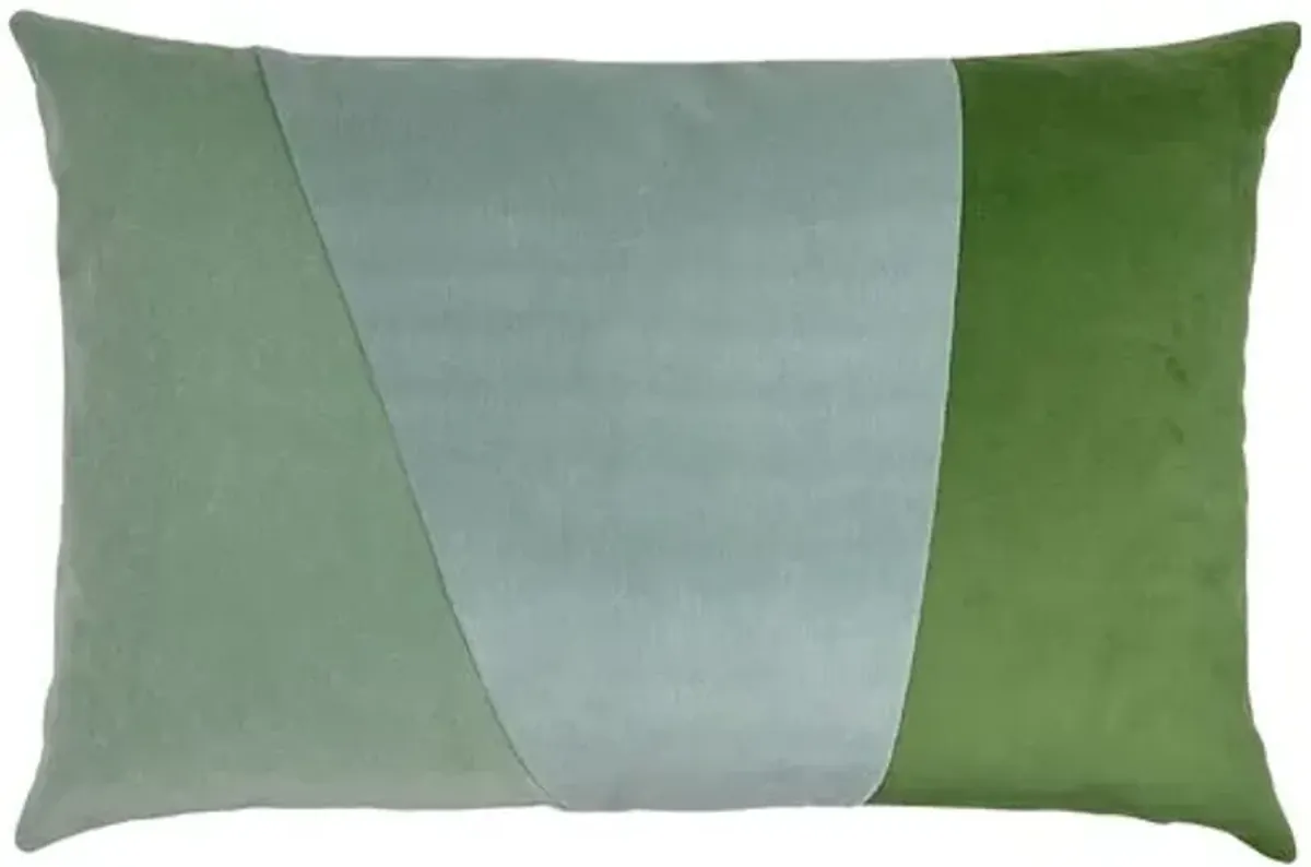 Tatum 16x24 Velvet Lumbar Pillow - The Piper Collection