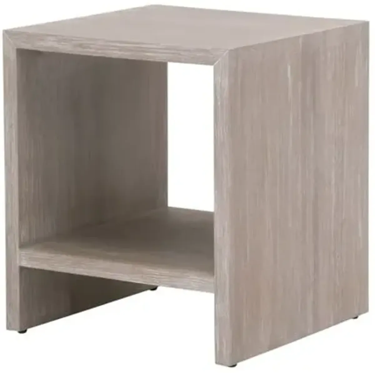 Remy End Table - Natural Gray - Brown