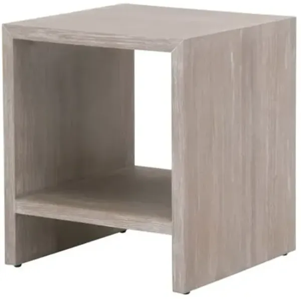 Remy Wooden End Table - Brown