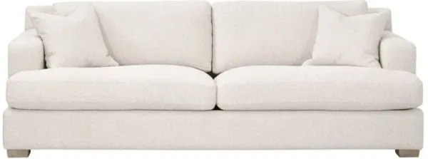 Carson 92" Casual Sofa, Natural Linen Performance