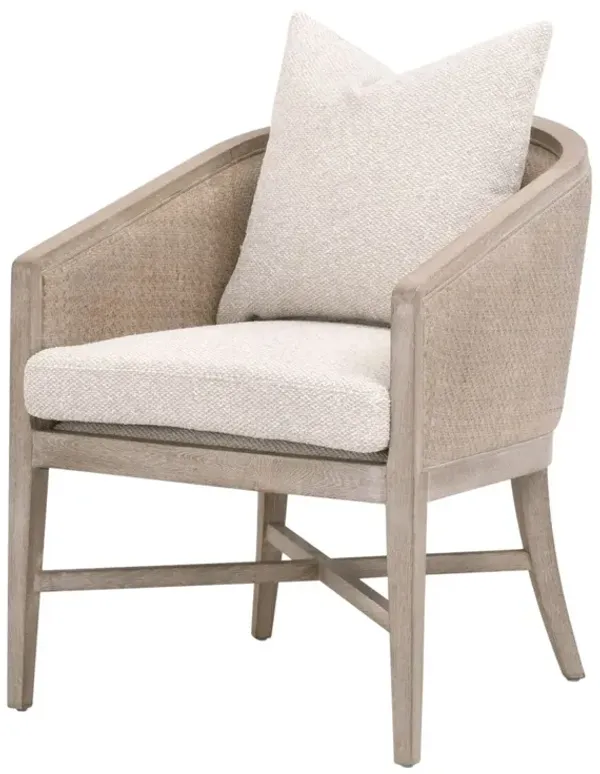 Winnie Rattan Armchair, Performance Fabric