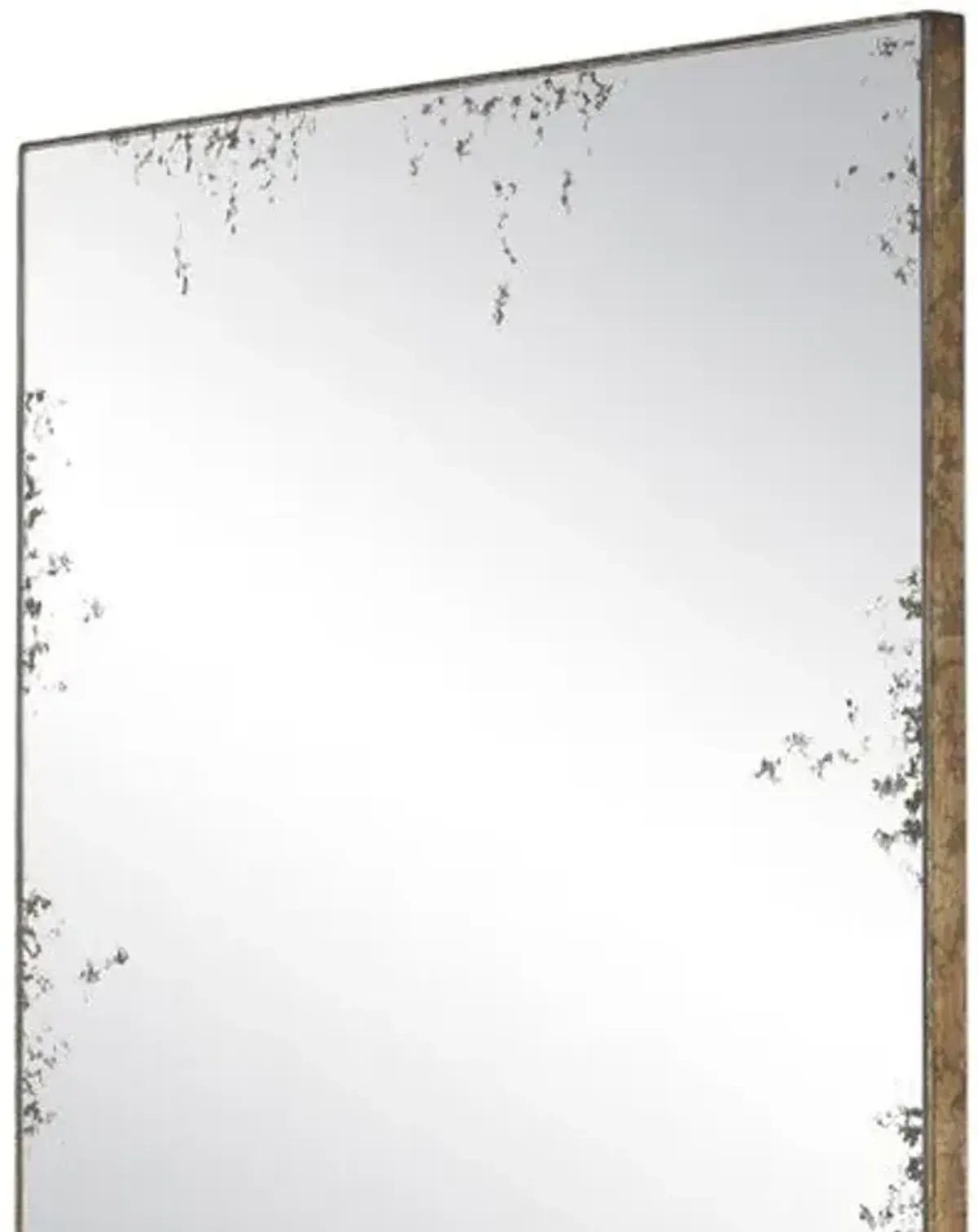 Rene Rectangular Wall Mirror - Antique Pyrite Bronze - Currey & Company