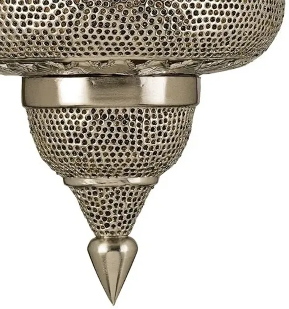 Tangiers Nickel Pendant - Nickel - Currey & Company - Silver