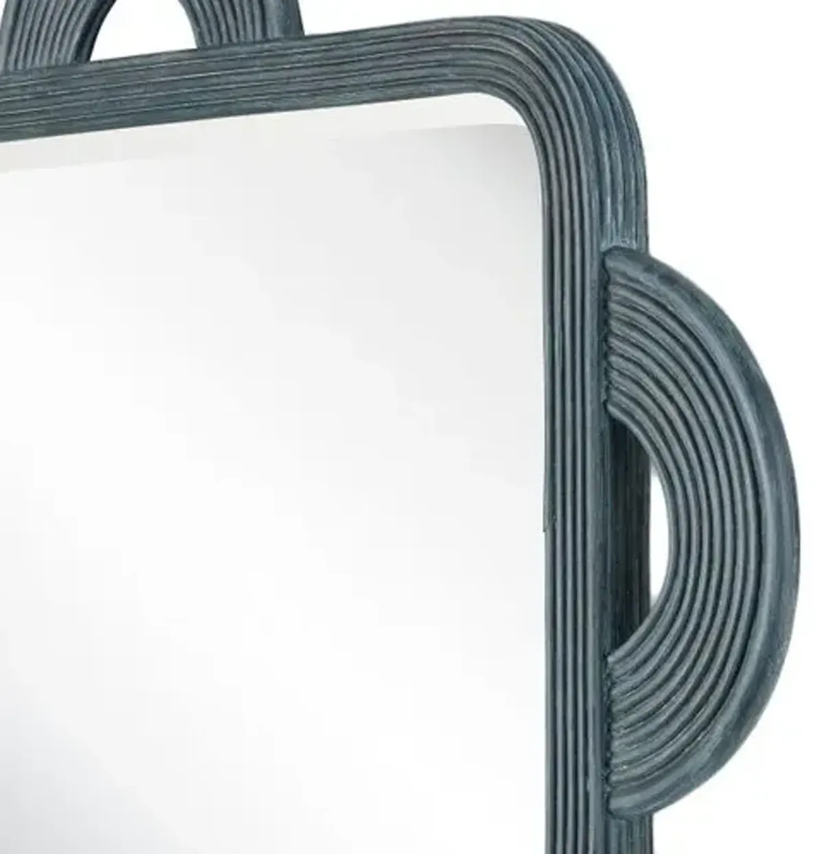 Santos Rattan Rectangular Wall Mirror - Currey & Company