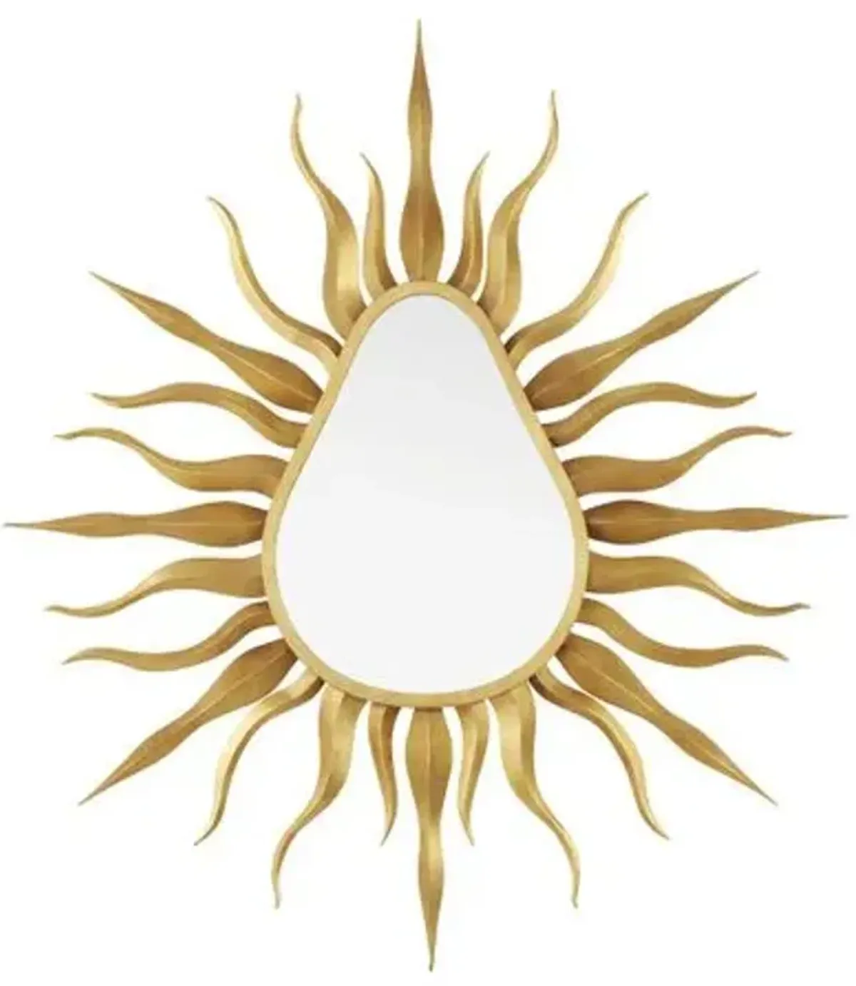 K'iin Starburst Wall Mirror - Gold - Currey & Company