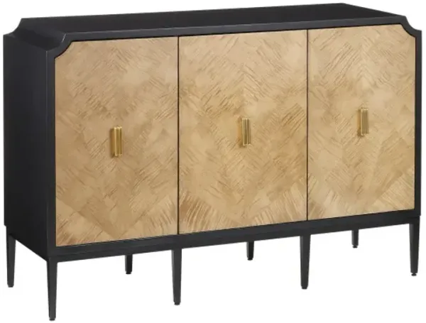 Kallista Cabinet, Caviar Black/Natural