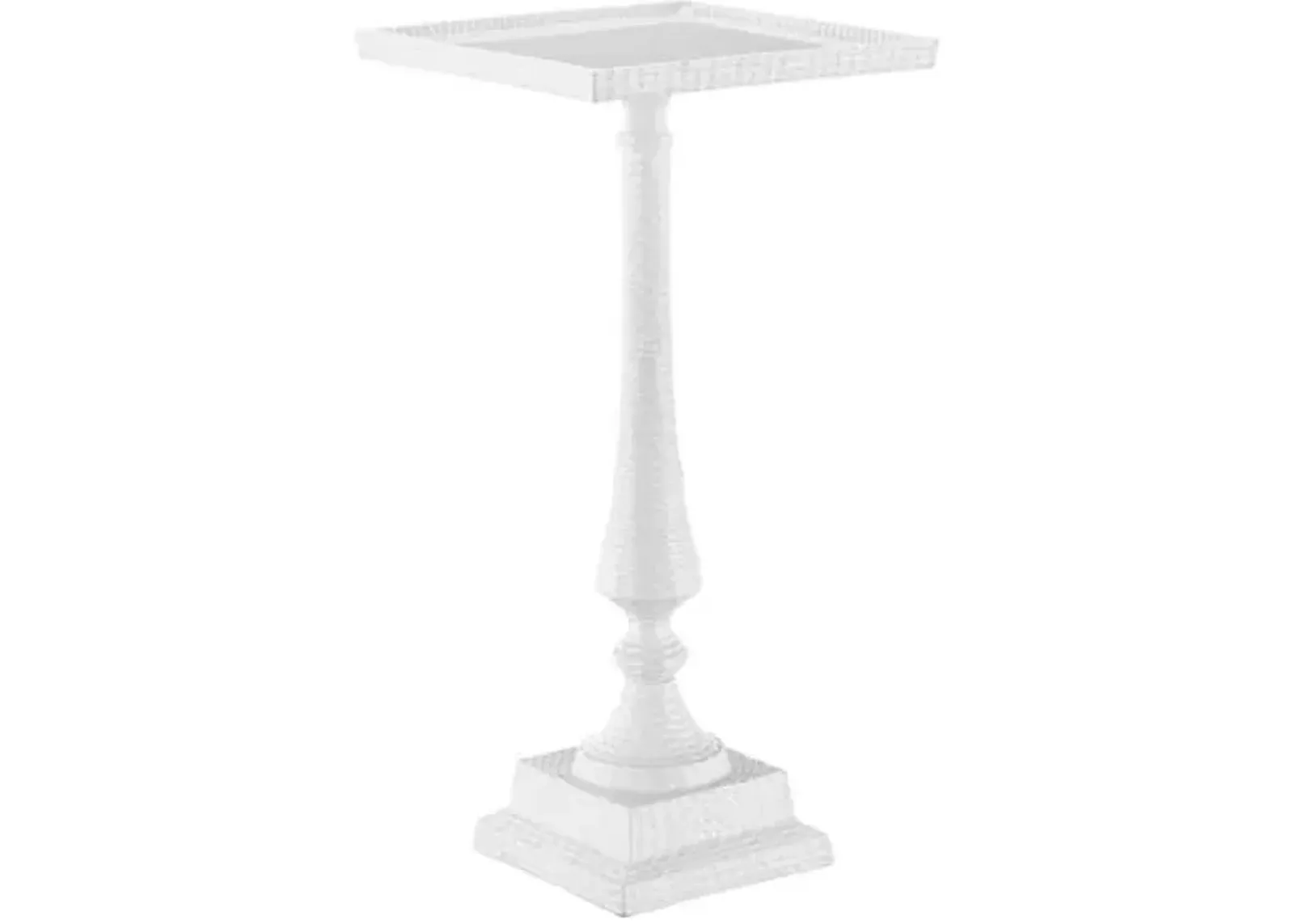 Jena Accent/Drinks Table - White - Currey & Company