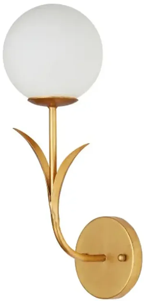 Rossville Wall Sconce - Gold - Currey & Company