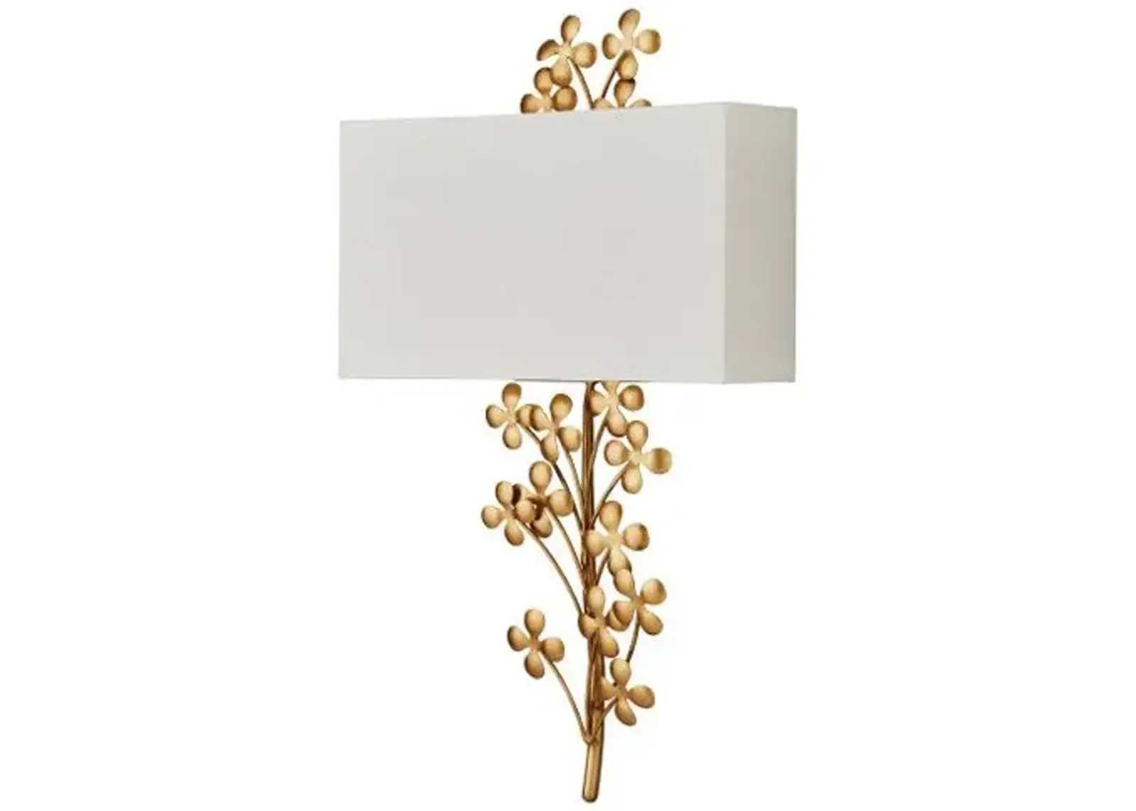 Cloverfield Wall Sconce - Gold - Currey & Company