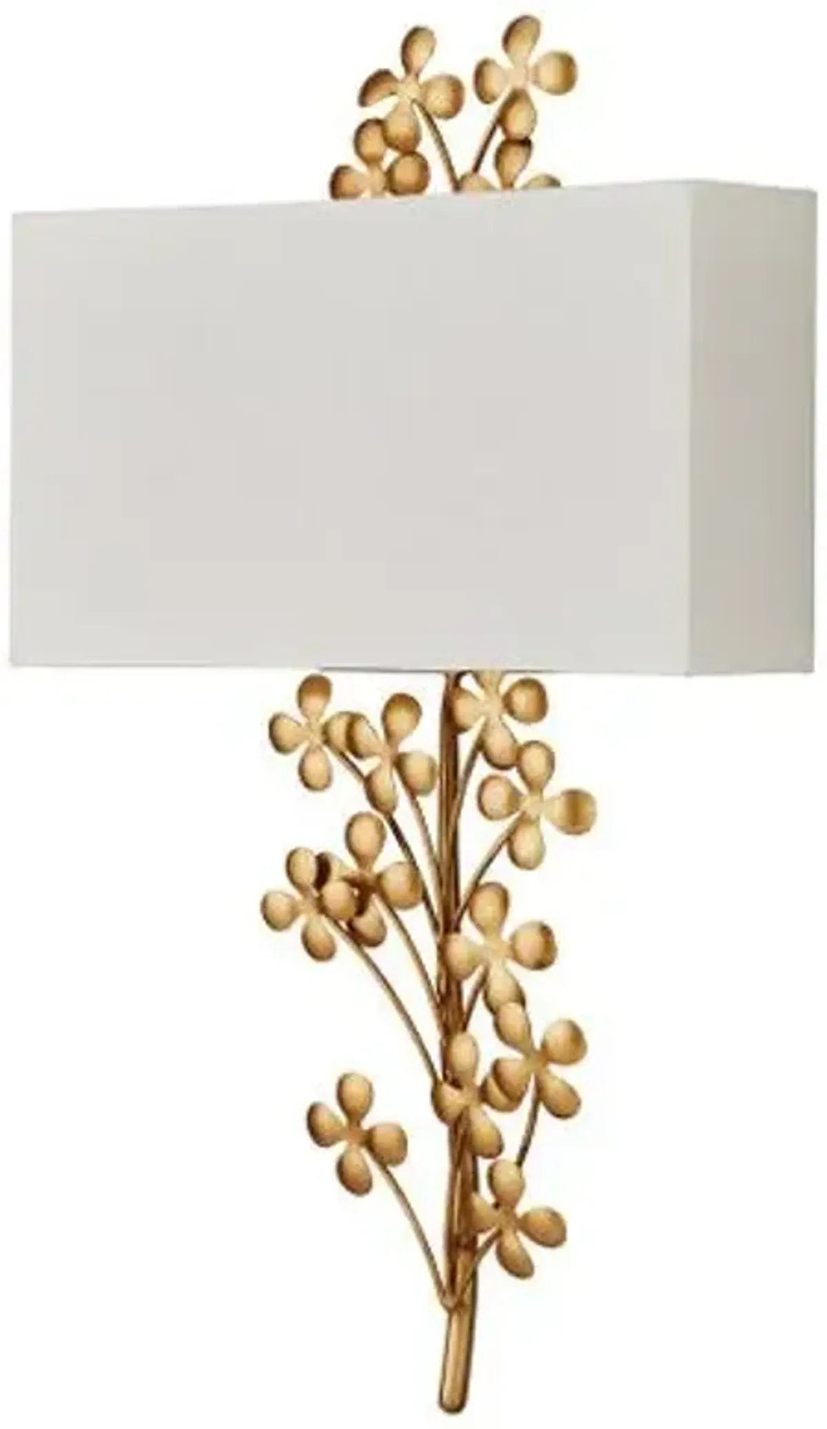 Cloverfield Wall Sconce - Gold - Currey & Company