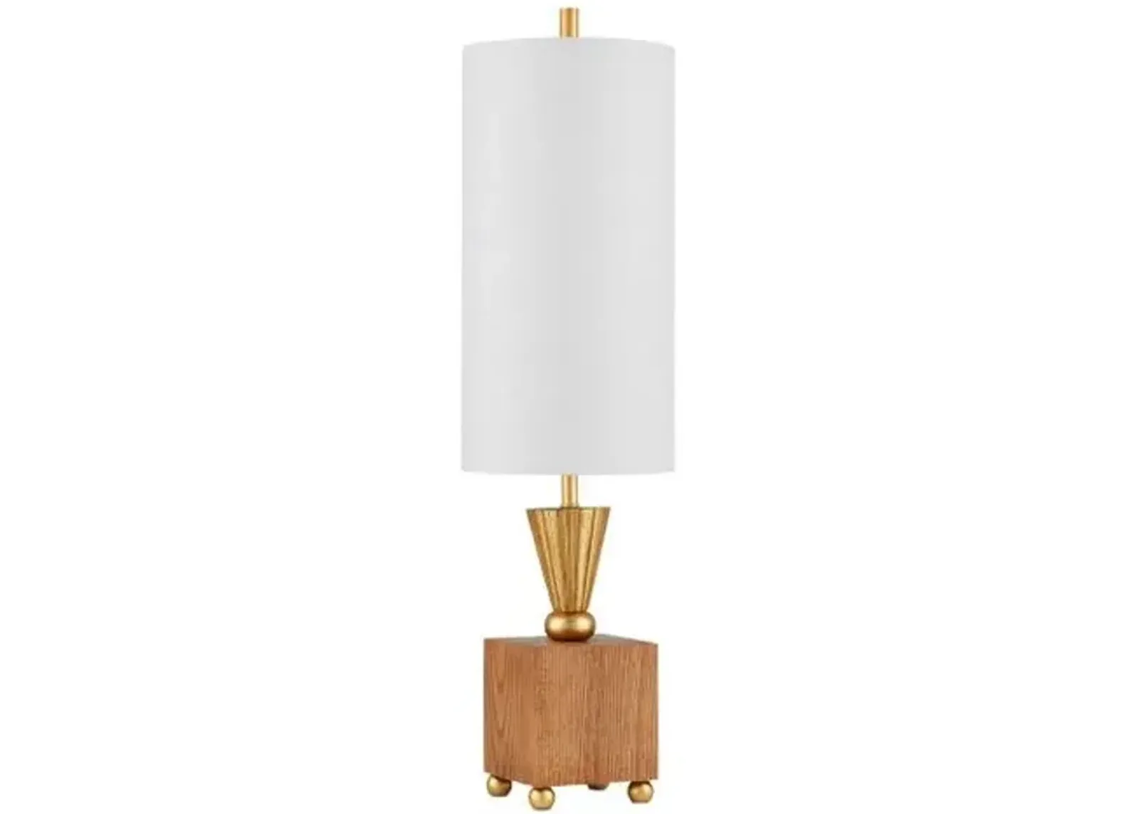 Ballyfin Table Lamp - Classic Honey/Gold - Currey & Company - Brown