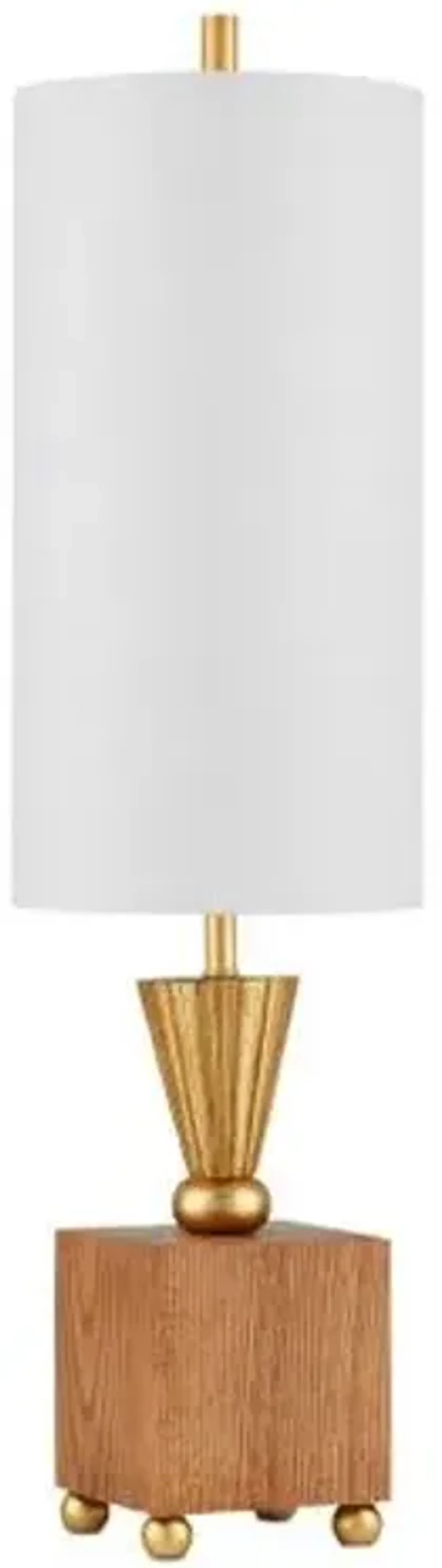 Ballyfin Table Lamp - Classic Honey/Gold - Currey & Company - Brown