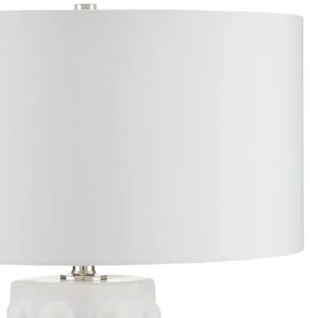 Cassandra Table Lamp - Currey & Company - White