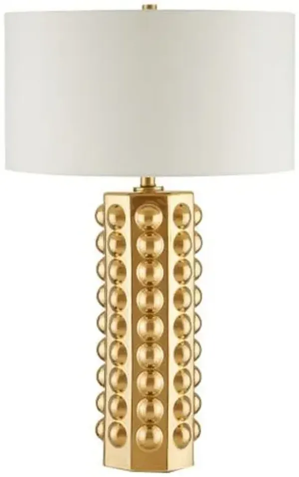Cassandra Table Lamp - Currey & Company - Gold