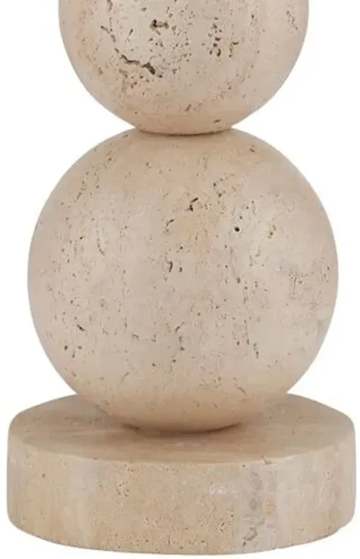 Niobe Table Lamp - Natural - Currey & Company - Ivory