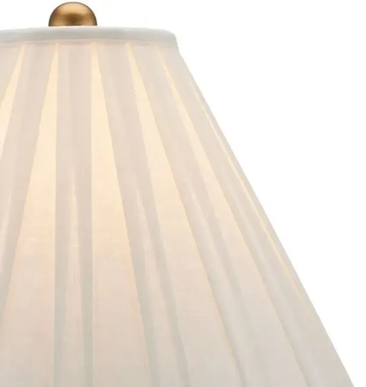 Musetta Table Lamp - Beige/Antique Brass - Currey & Company