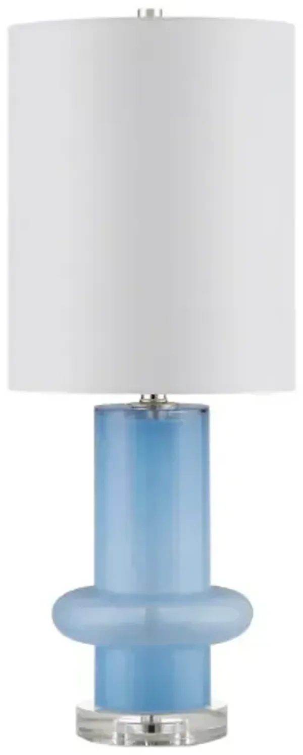 Aquaviva Glass Table Lamp - Blue - Currey & Company