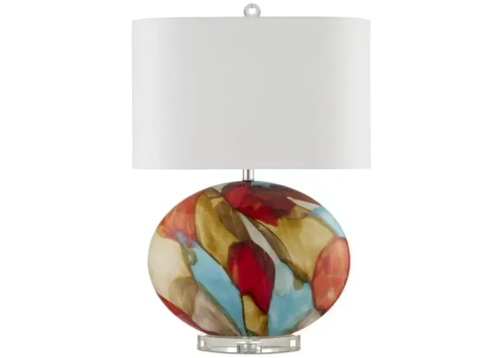 Vivid Glass Table Lampcolor - Currey & Company - Multi