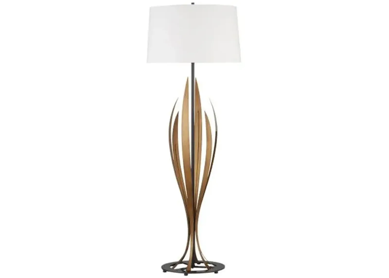 Neilos Floor Lamp - Antique Brass/Oil Rubbed Bronze - Currey & Company