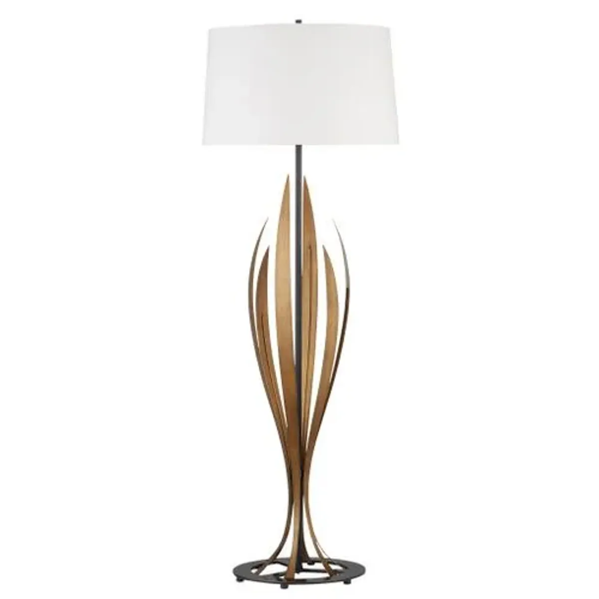 Neilos Floor Lamp - Antique Brass/Oil Rubbed Bronze - Currey & Company