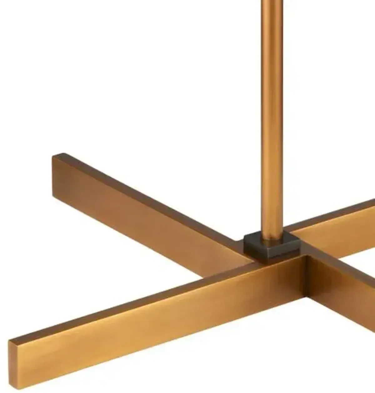 Willoughby Floor Lamp - Brass/Oil Rubbed Bronze - Currey & Company