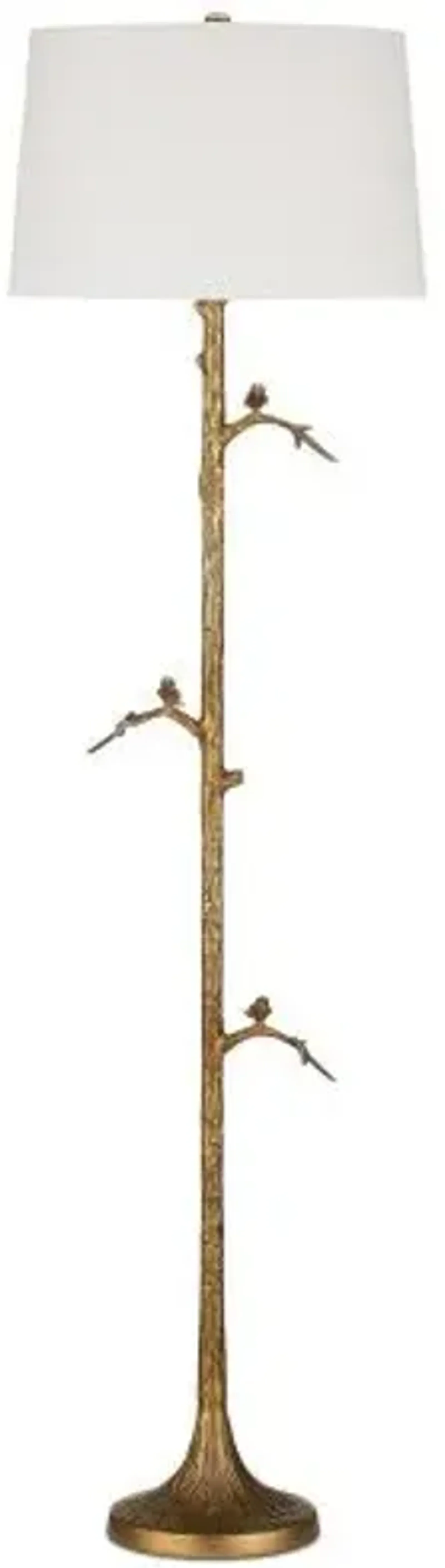 Piaf Bird Floor Lamp - Currey & Company