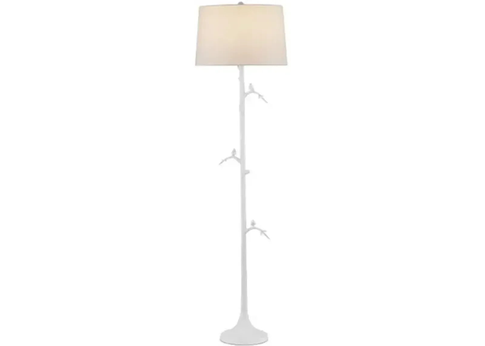 Piaf Bird Floor Lamp - Currey & Company