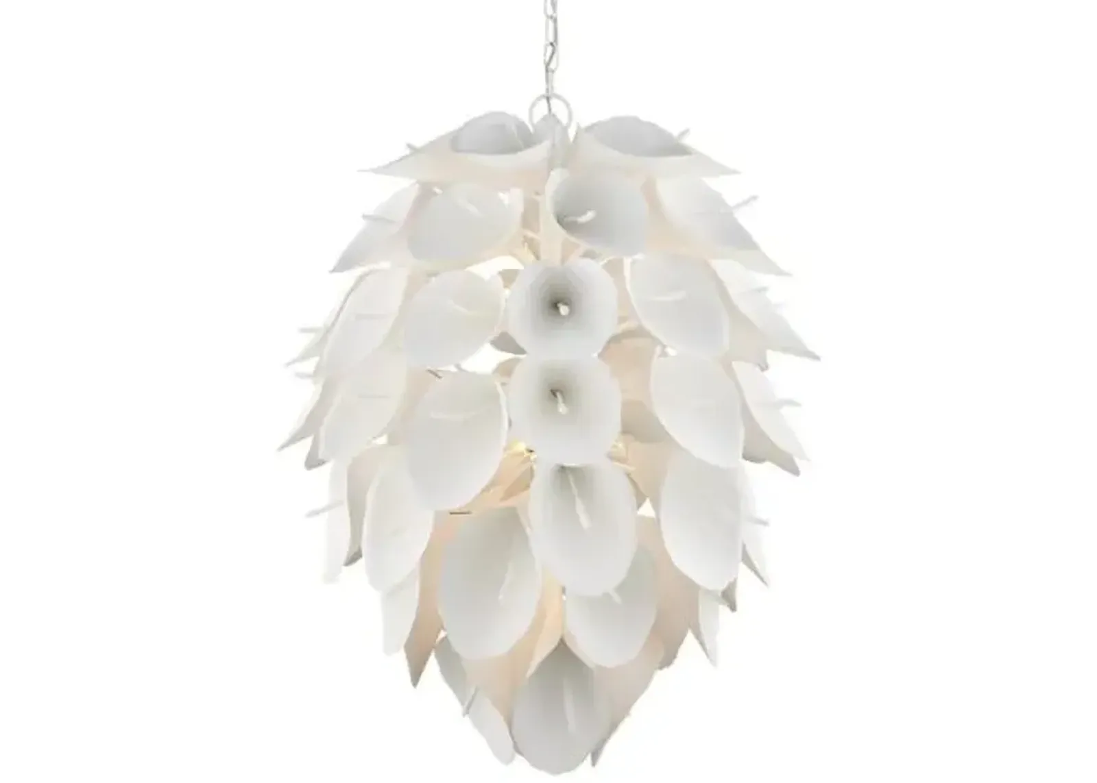 Diego Chandelier - Gesso White - Currey & Company