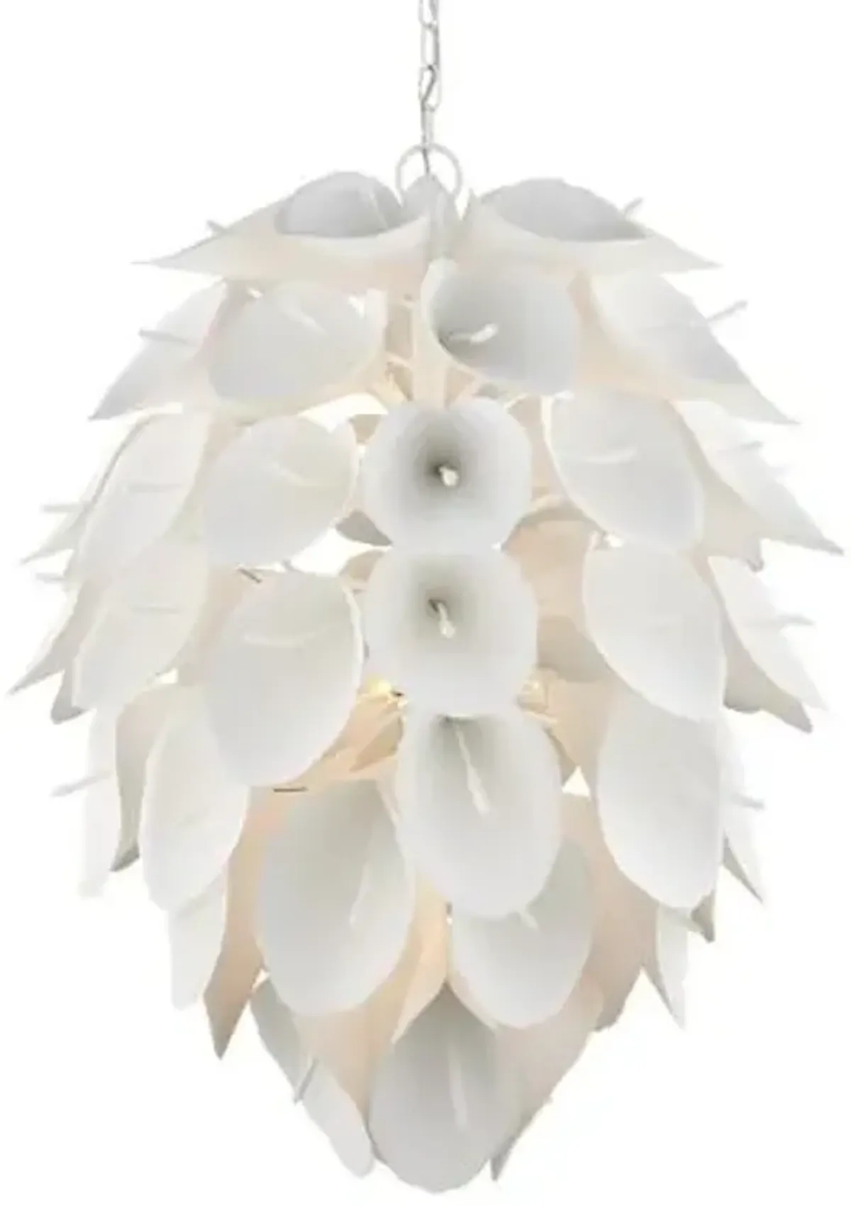 Diego Chandelier - Gesso White - Currey & Company