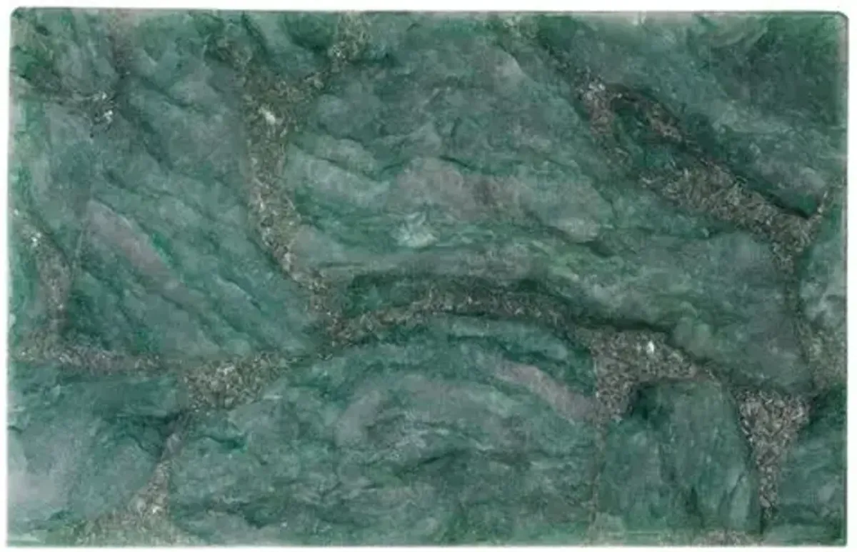 Green Aventurine Box - Natural - Currey & Company