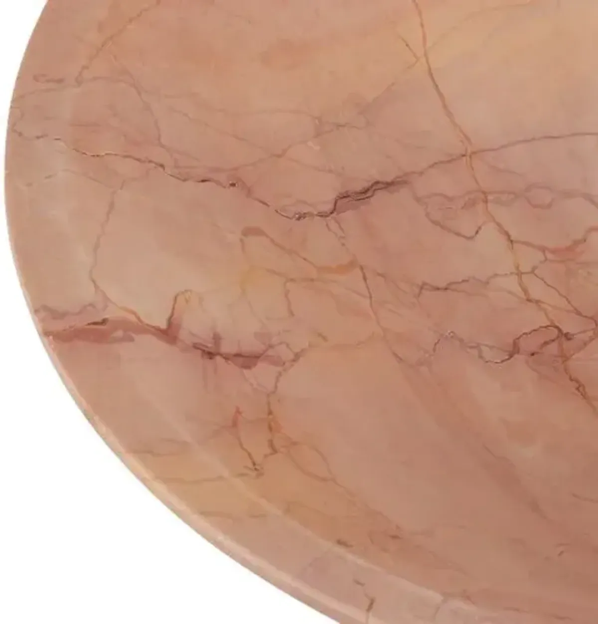 Lubo Marble Bowl - Currey & Company - Pink