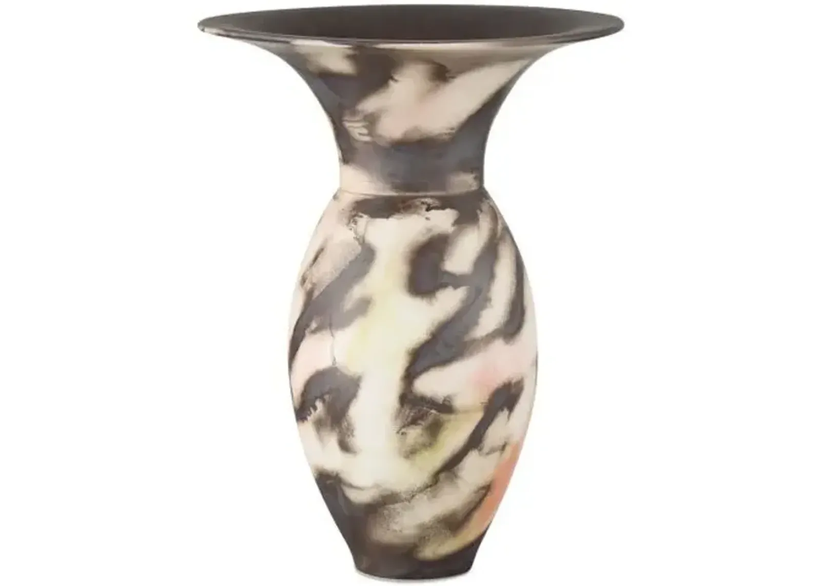 Celestial Vase - Black - Currey & Company