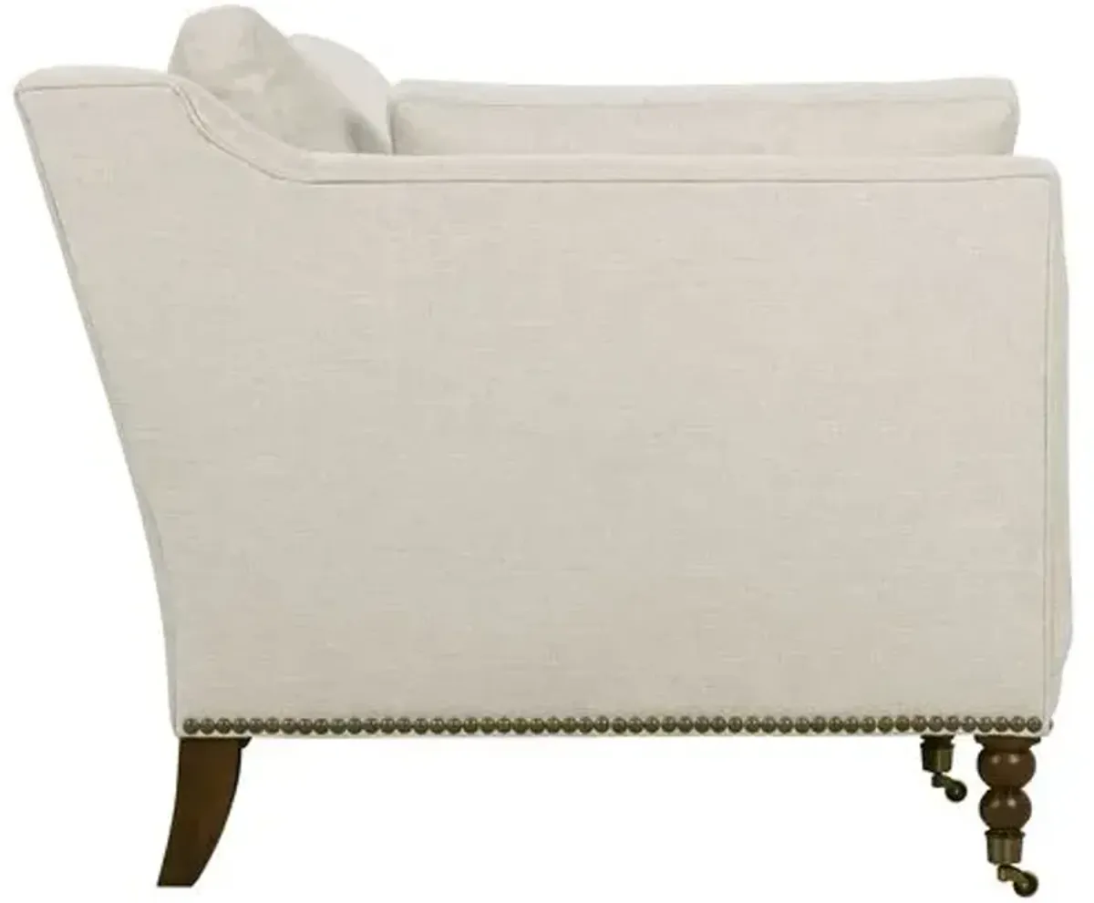 Margot 90" Linen-Blend Sofa