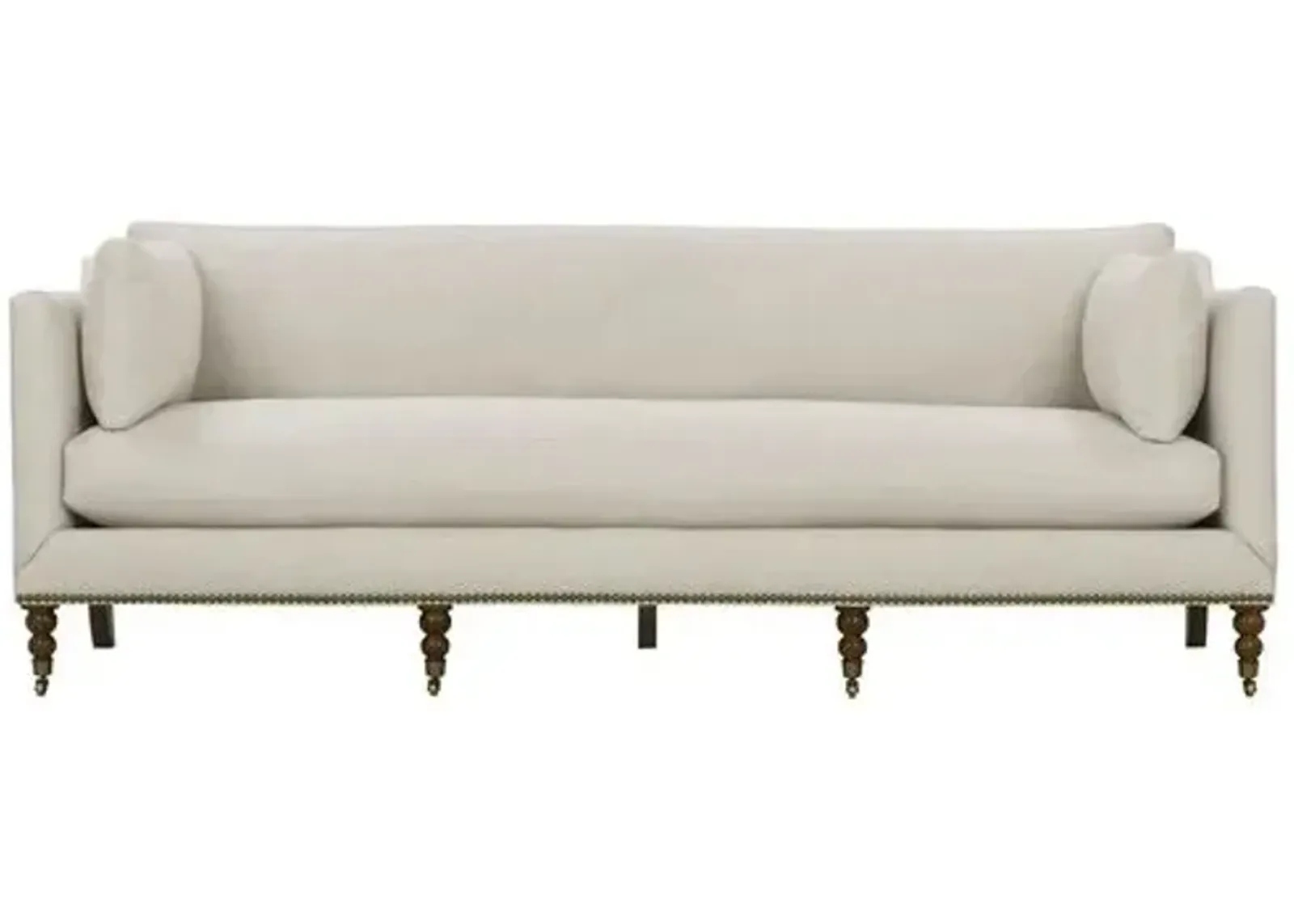 Margot 90" Linen-Blend Sofa