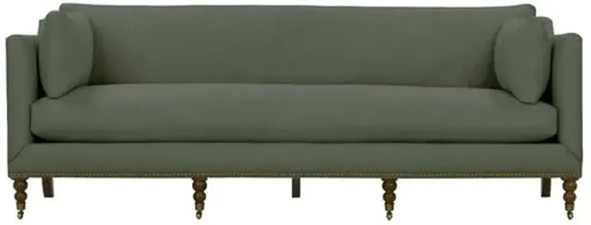 Margot 90" Linen-Blend Sofa