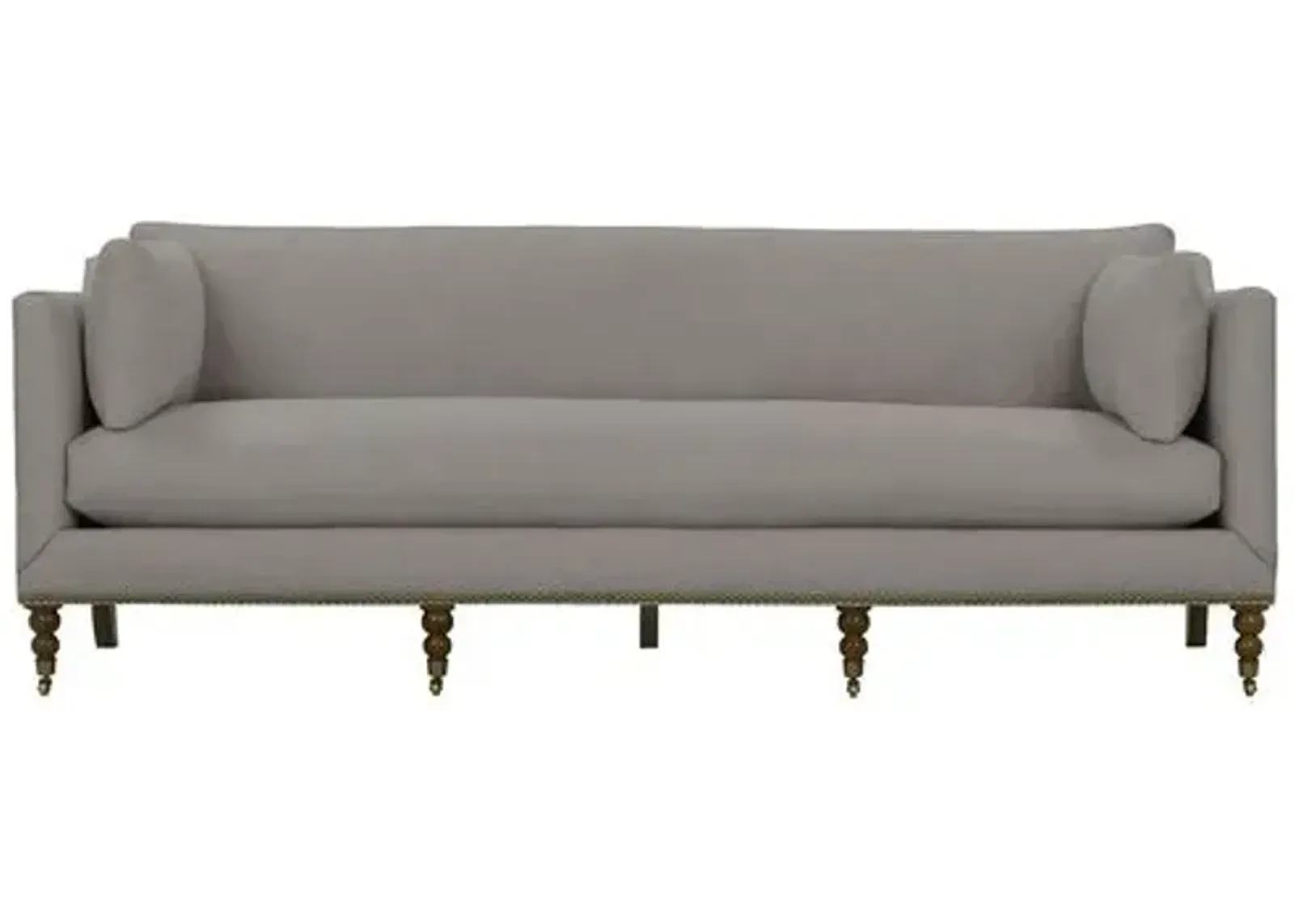 Margot 90" Linen-Blend Sofa