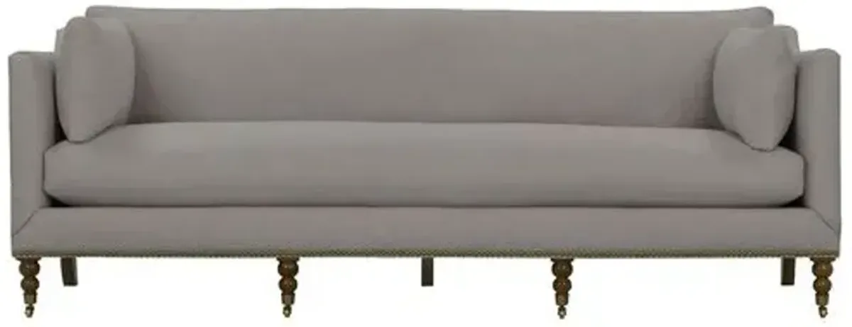 Margot 90" Linen-Blend Sofa