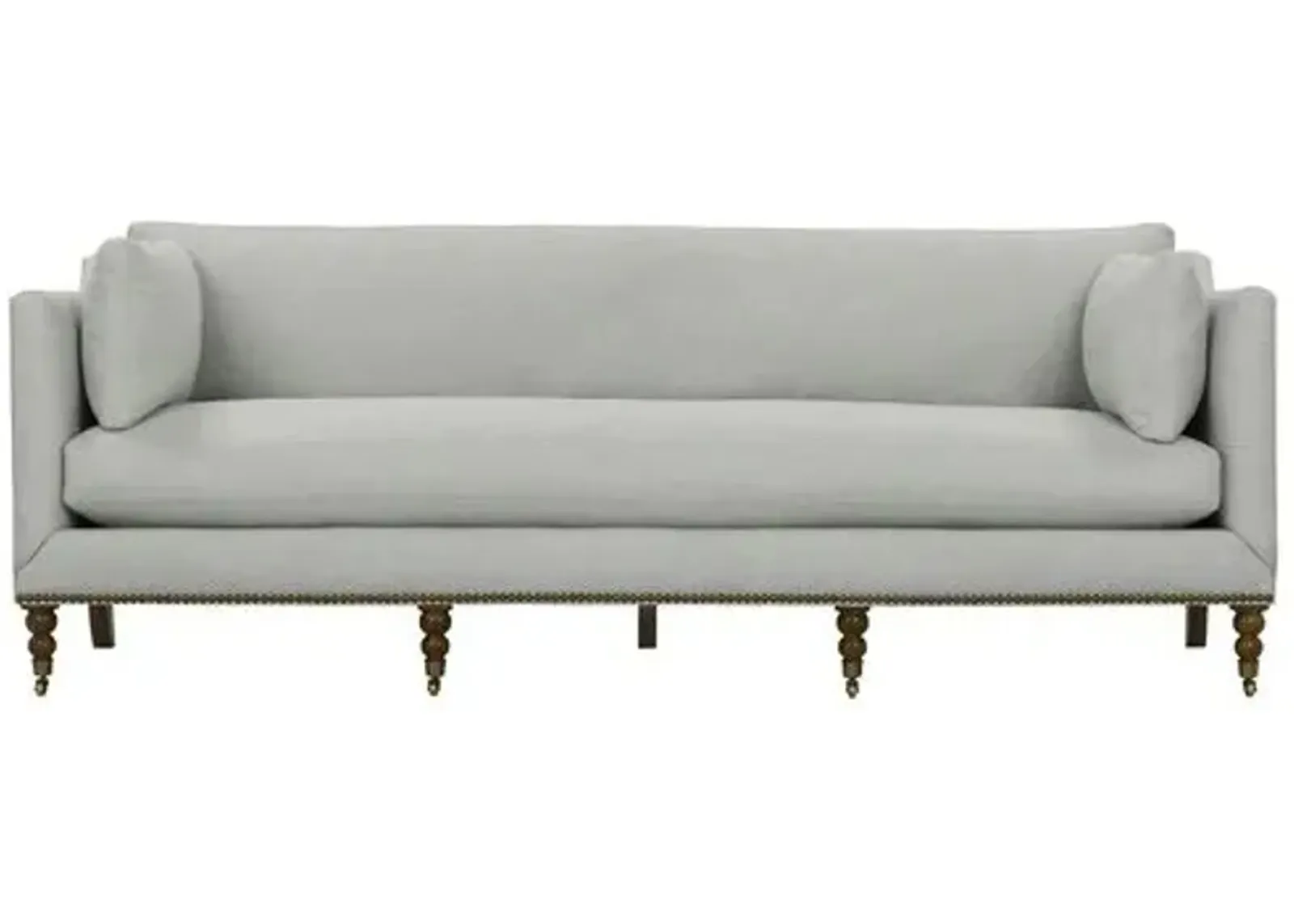 Margot 90" Linen-Blend Sofa