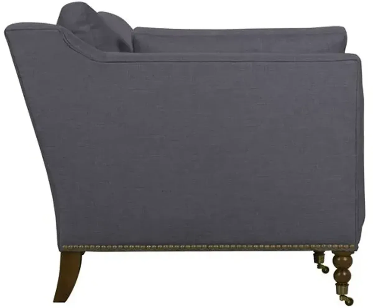 Margot 90" Performance Linen-Blend Sofa