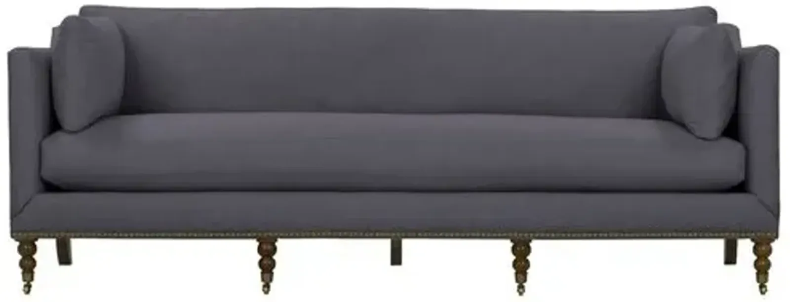 Margot 90" Linen-Blend Sofa