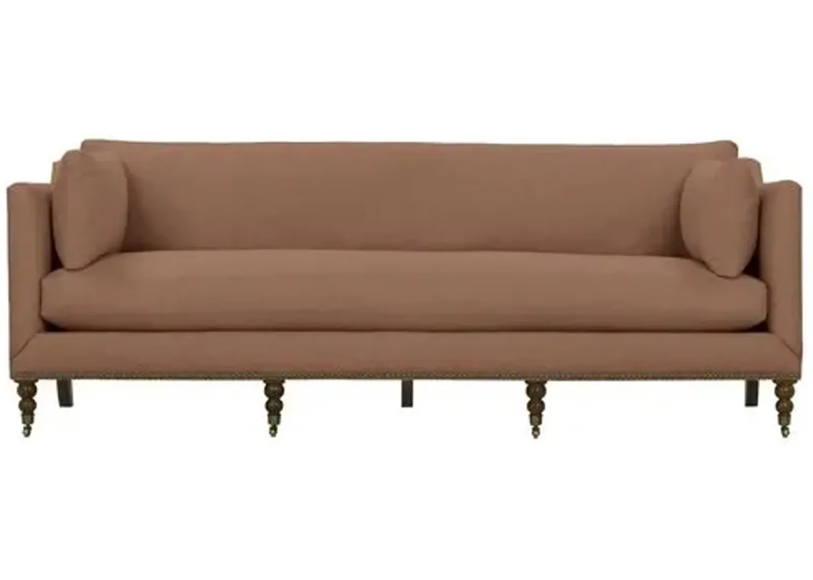 Margot 90" Linen-Blend Sofa