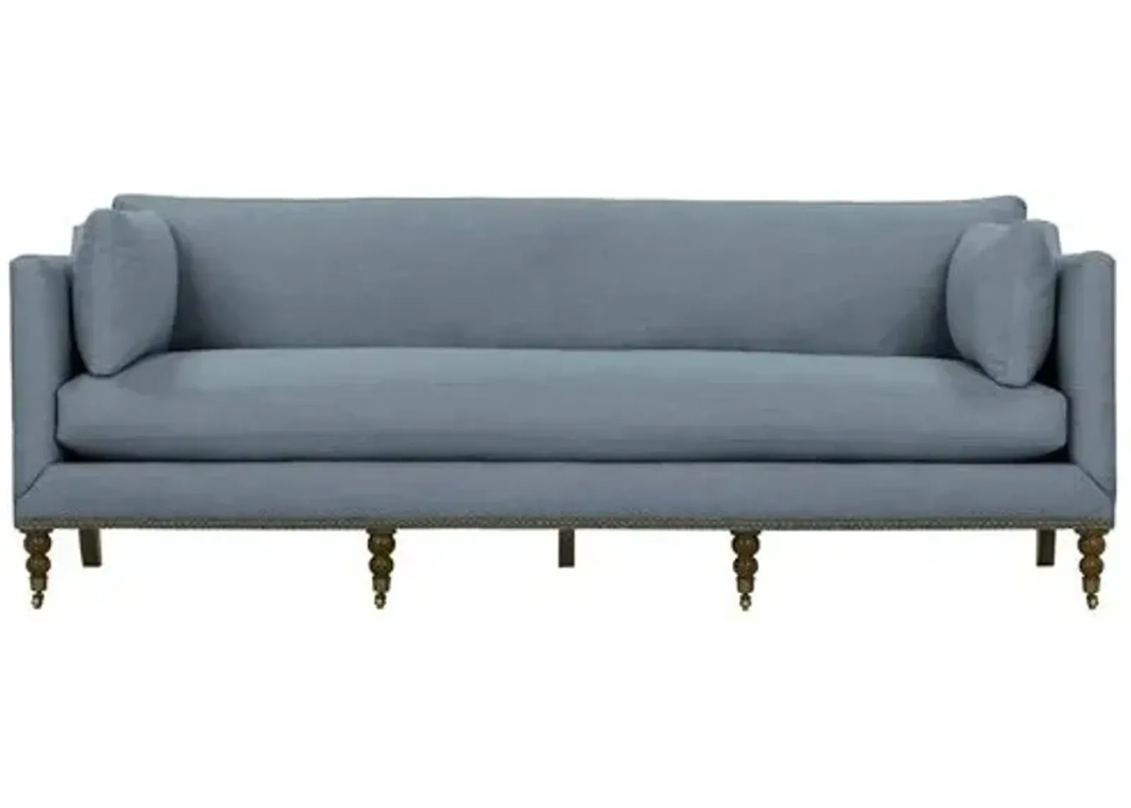 Margot 90" Linen-Blend Sofa